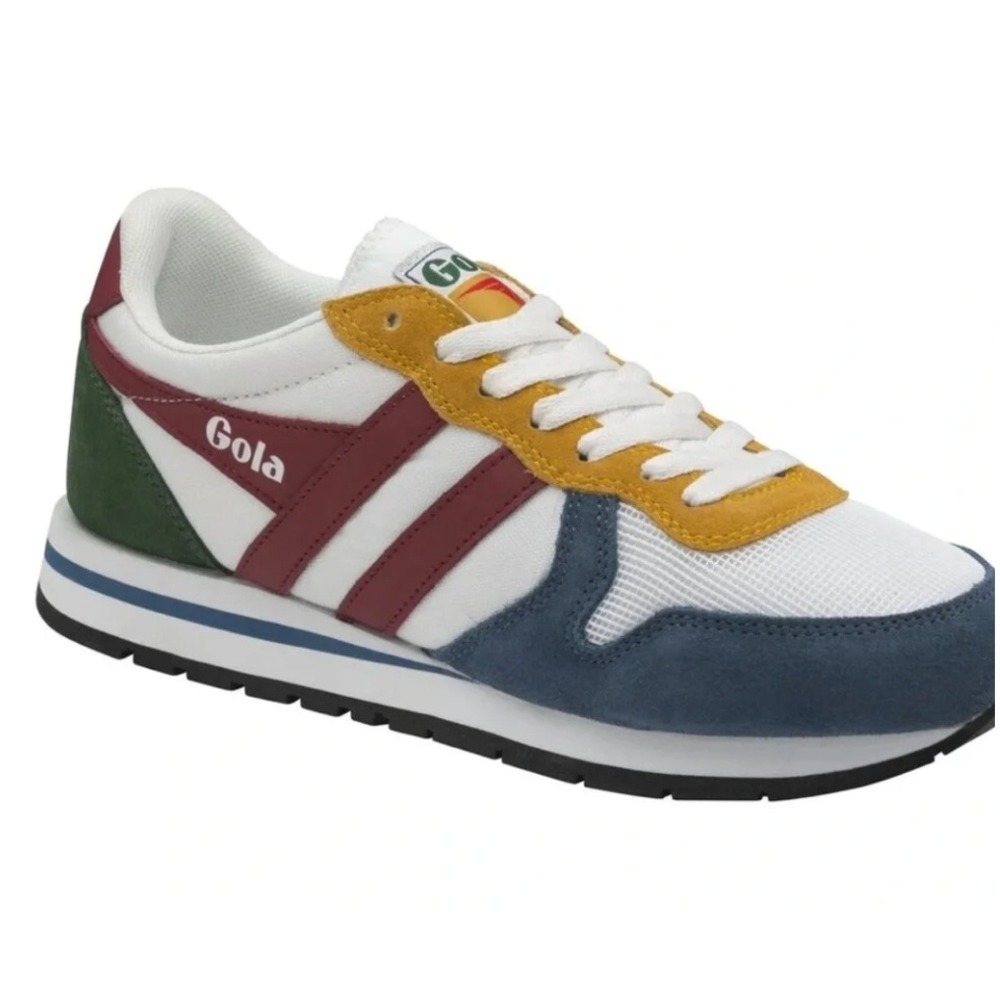 GOLA Men's Daytona Textile Leather Multicolor Sneaker Trainer | SZ: 13